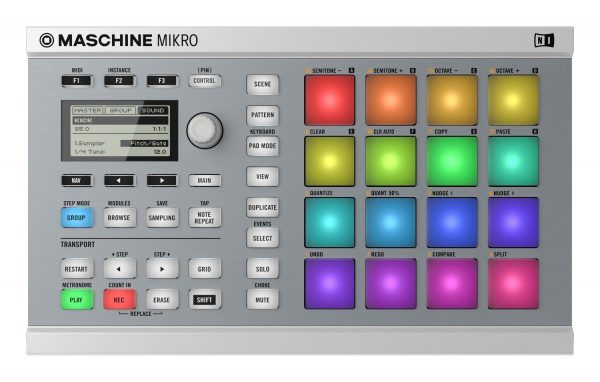 Native Instruments Maschine Mikro Mk2 Groove Production Studio, White