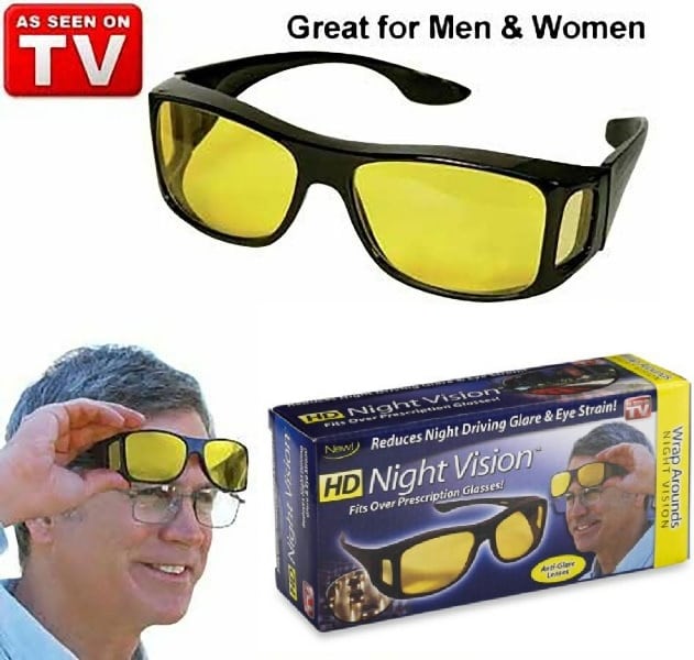 Buy Online Hd Wrap Around Night Vision Driving Glasses At Low Price And Get Delivery Worldwide 