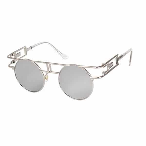 Buy Online Vintage Gothic Round Silver Frame Sivler Sunglasses Unisex At Low Price And Get 