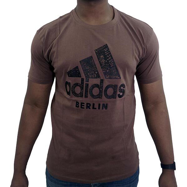 adidas brown shirt